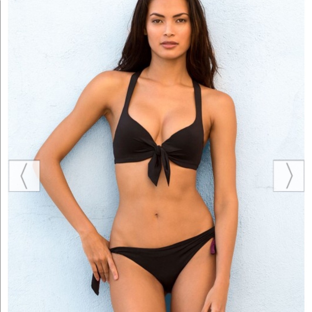 Knot tie bow Push-Up Swim Suit NWT